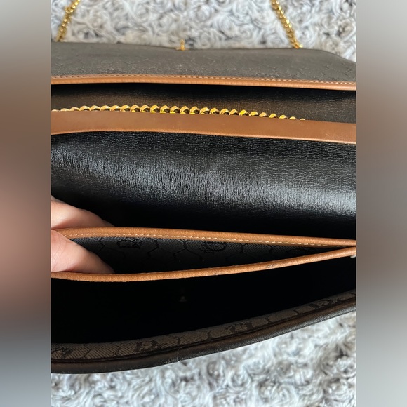 CHRISTIAN DIOR Vintage Monogram Crossbody Purse Signature Shoulder Bag Clutch CD - Picture 7 of 15